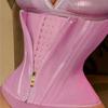 Waist Cincher Corset: Zipper, 9 Bones, Tummy Control Yoga Exercise Trainer