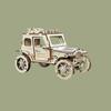 3D Puzzle Diy Wooden Toy Off-road Vehicle Car Assembly Model Adult Birthday Halloween Christmas Gift