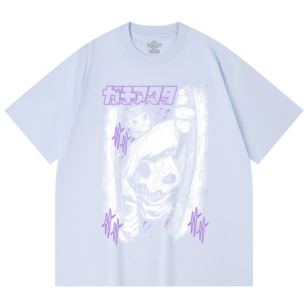 230 Gsm 100% Cotton Gachiakuta V9 Print Unisex Heavy Cotton T Shirt
