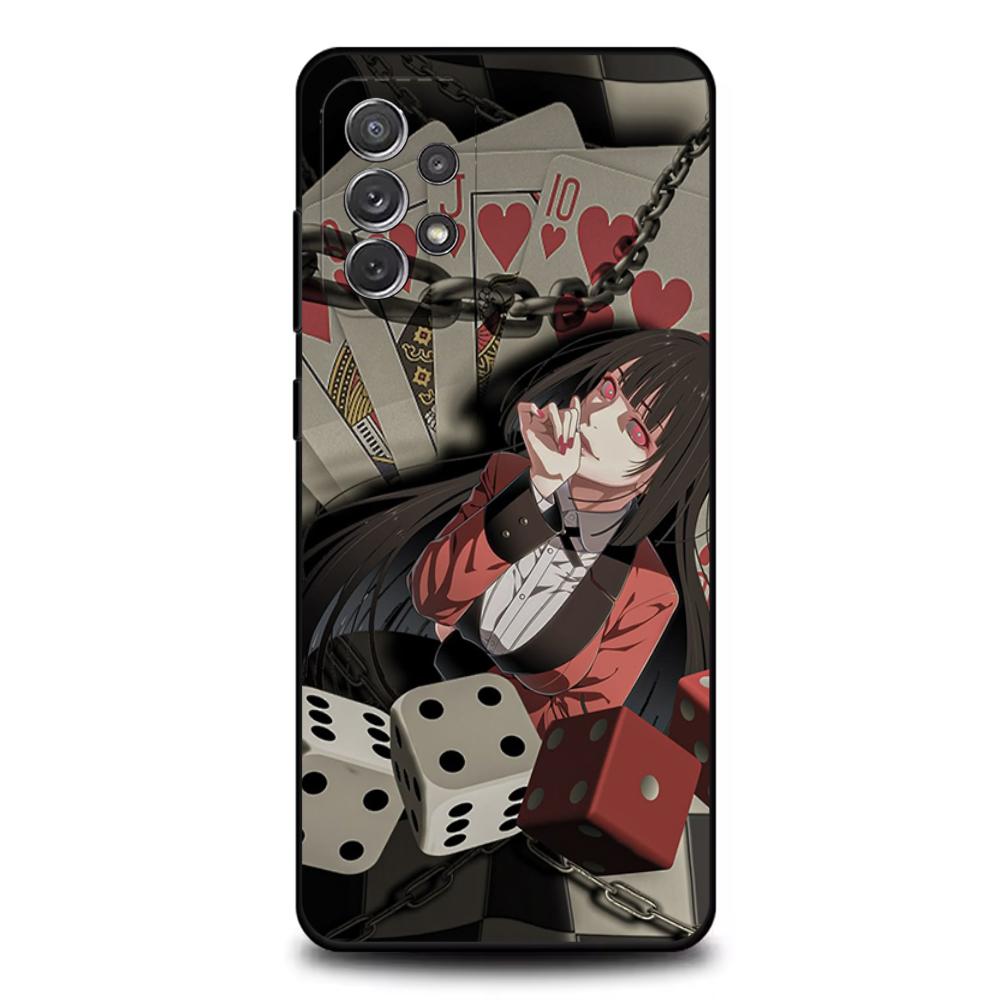 K-Kakegurui G-Gambler Phone Case For Samsung S25,S24,S21,S22,S23,S30,Ultra,S20,Plus,Fe,Lite,Note,10,9,5G Black Cover