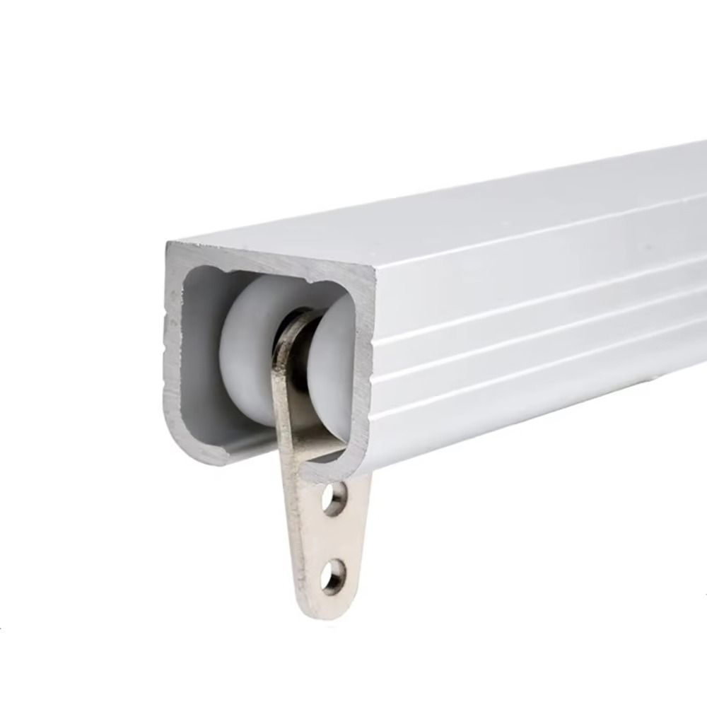 2Pcs Smooth Silent Sliding Door Pulleys Metal Bearing Wheel  Curtain Accessories