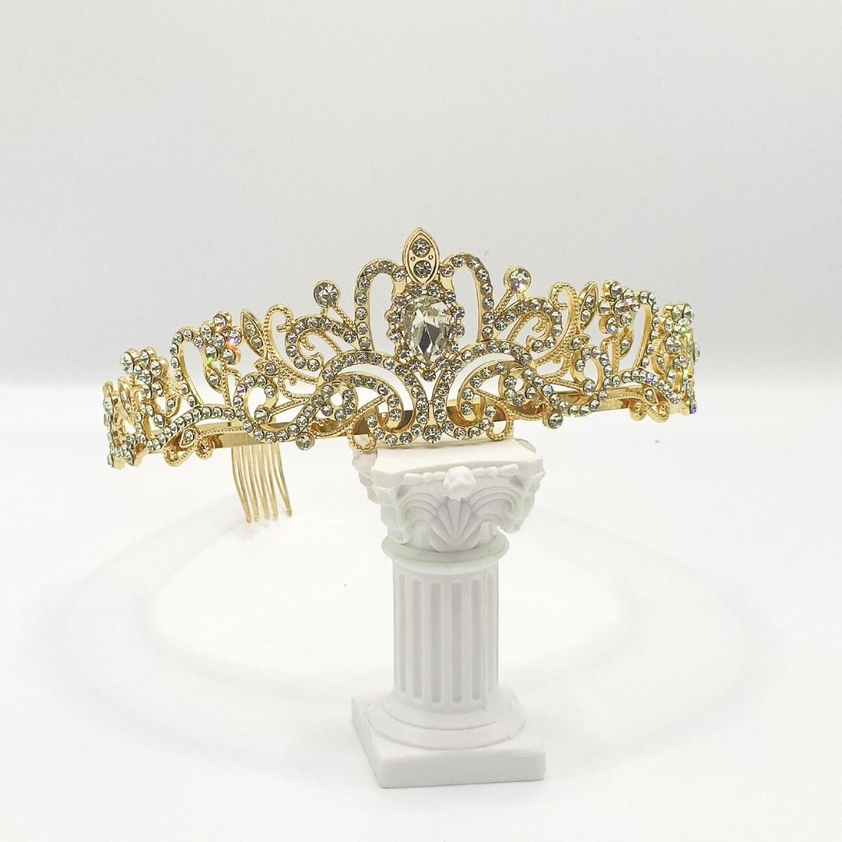 

Свадебная корона из сплава Экзотический головной убор Лесной стиль Аксессуары для волос Женская Новая Сценическая Корона для вечеринки