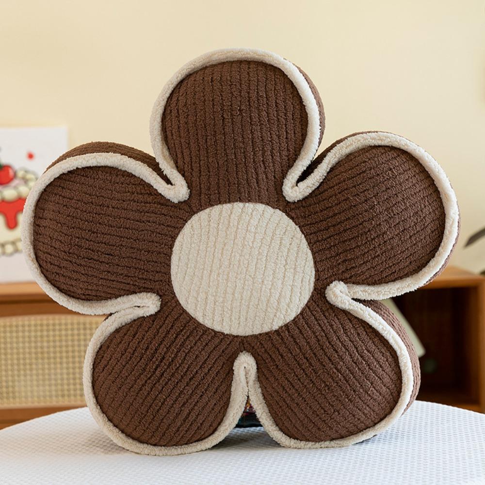 Soft Flower Pillow Flower Shaped Seat Cushion Multifunctional Sofa Decor Cushion Office