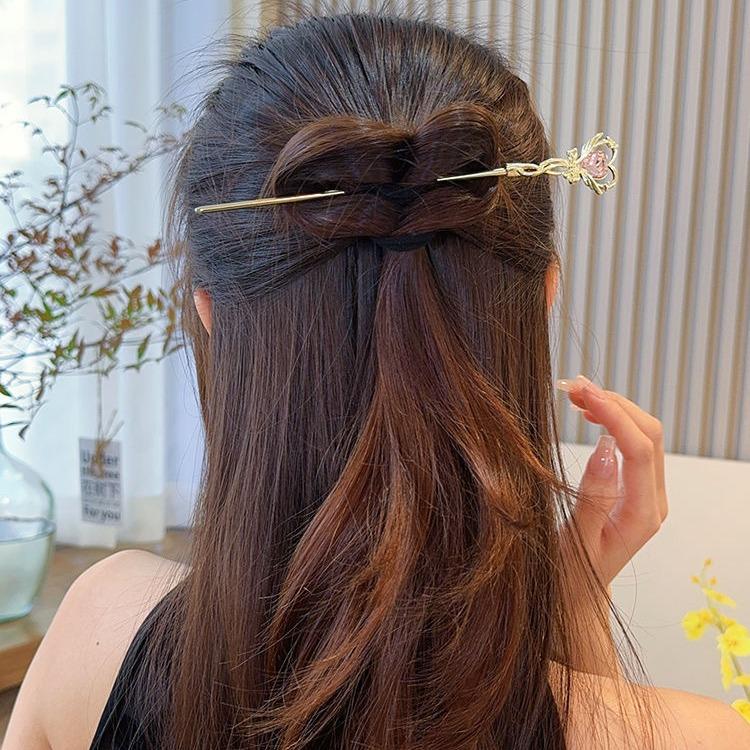 

Вишукані шпильки для волосся з кришталевими перлами, милі порожнисті серця, бант, корона, сплавна біжутерія для жінок, дівчат, модні вечірні аксесуари для волосся