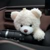 Car Interior Decoration Ornaments Car Mounted Gear Guard Decoration Panda Doll 2024 New Turn Signal Wiper Cartoon Doll Decor