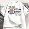 Dudu Bubu T Shirt For Unisex Cotton Vintage Tshirts Crew Neck Love Tee Shirt Short Sleeve Clothing Classic