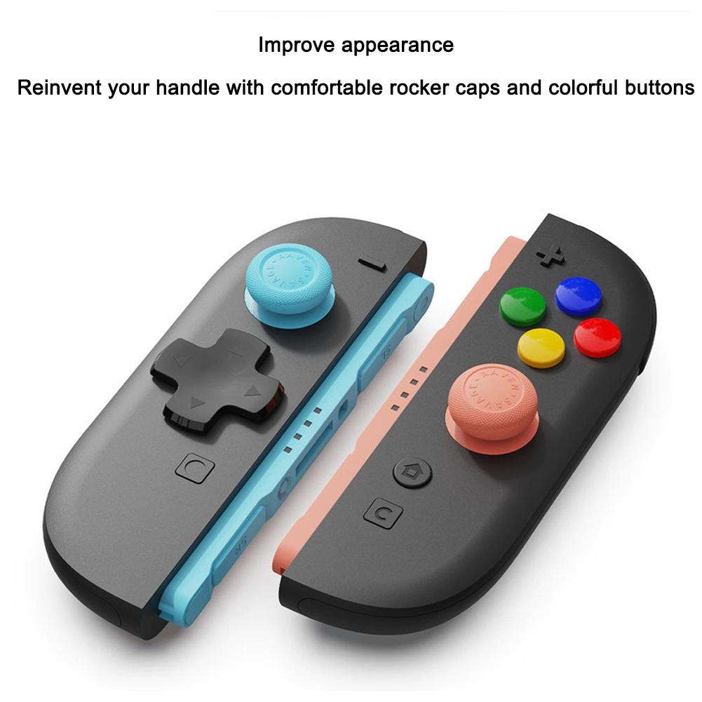 6 Stück/Set Für Switch 2 NS2 Skull & Co. JoyCon Daumenauflage Joystick-Kappe Daumenstick-Abdeckung Spielzubehör Pilzkopf