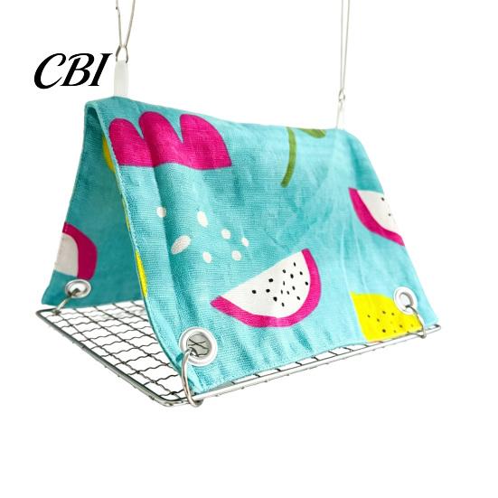 Bird Cage Bed Parrot Hammock Tent, Hanging Bed, Snuggle Cave, Cozy Breathable for Budgies Parakeets Cockatiels Small Parrots Easy Install
