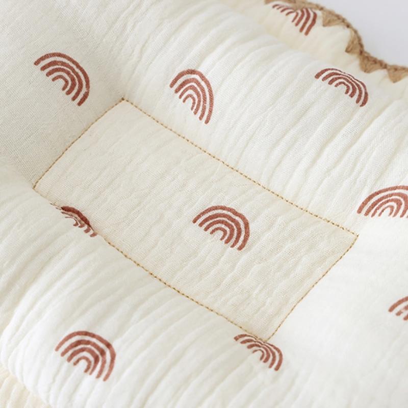 1 Piece Cotton Baby Bedding Pillow Soft And Breathable Newborn Pillow Provide Comfortable Rest For Boys Girls
