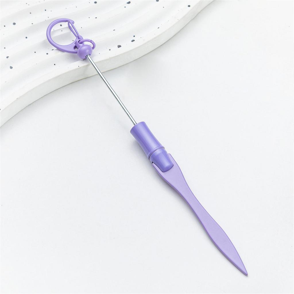 Korálkový otvírák na dopisy Kovový otvírák na dopisy s klipem na klíče Korálkový otvírák na obálky Dárek pro studenta učitele