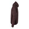 The North Face Red Run Hoody Running Warm Cold Weather Coal Size S Men's Water-Repellent Coat, Brown,