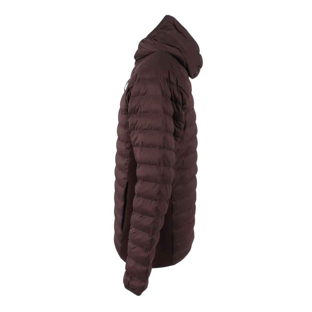 The North Face Red Run Hoody Running Warm Cold Weather Coal Size S Men's Water-Repellent Coat, Brown,
