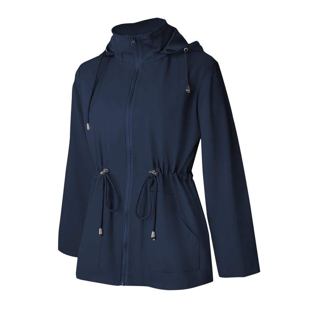 Damjacka för utomhusbergsklättring, vattentät med huva