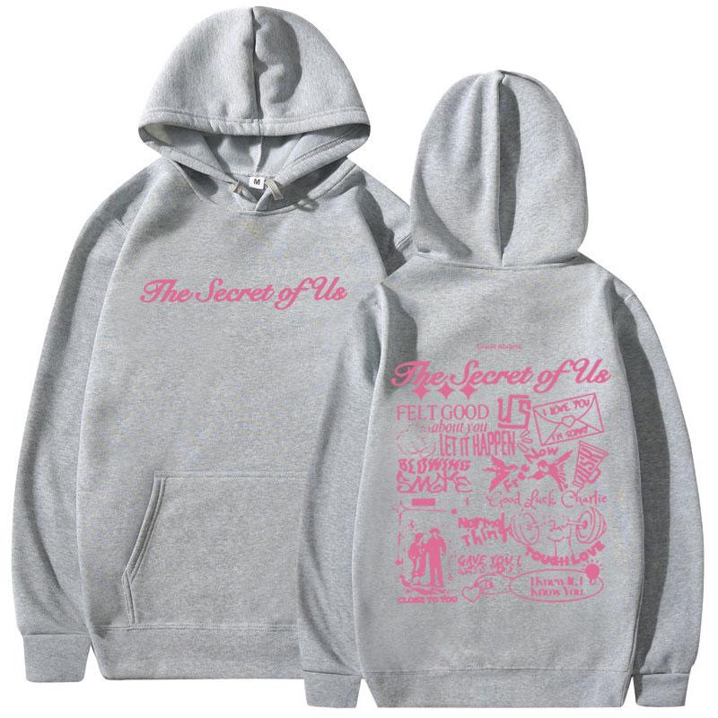 Gracie Abrams The Secret of Us Hoodies Men Women Fashion Harajuku Sweatshirts Winter Fleece Warm Long Sleeve Oversized Pullovers