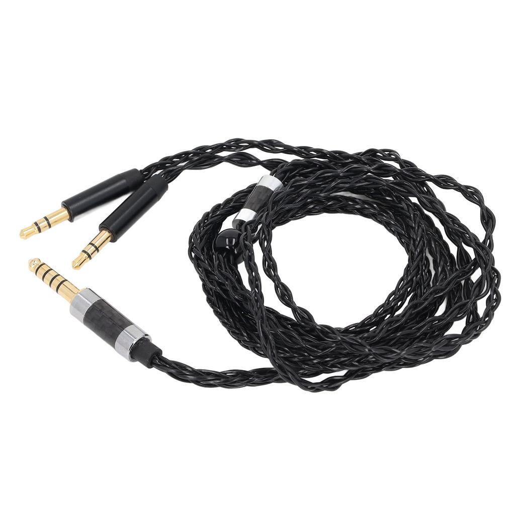 4.4mm Silver Plated Headphone Cable Replacement for AH D600 AH D7200 AH D7100 AH D9200 AH D5200 3.9ft