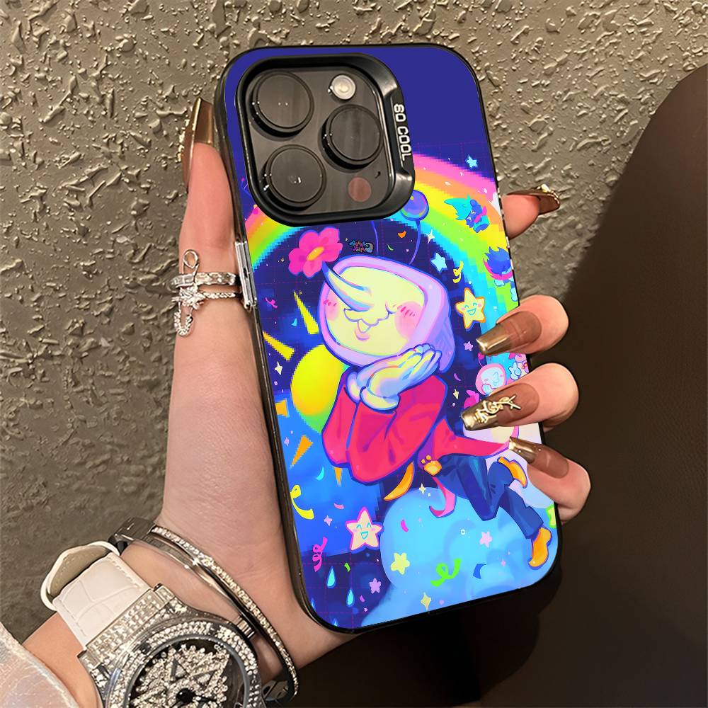 Tenna D-DeltaruneS Phone Case For iPhone 15,17,11,14,13,16,12,E,Max,Plus,Air,Pro,Mini Black Matte Cover
