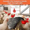 Complete PVC Pipe Set with Automatic Chicken Feeder Nipples & Water Cups for Poultry