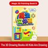 4/1Pcs 3D Magic Stereoscopic Painting Creative Fun Magic For Kindergarten 3-7 Years Old Thinking Training Coloring Sketches