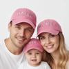 Vintage Parent-child Baseball Hats Adjustable Outdoor Sunscreen Hats  Gifts