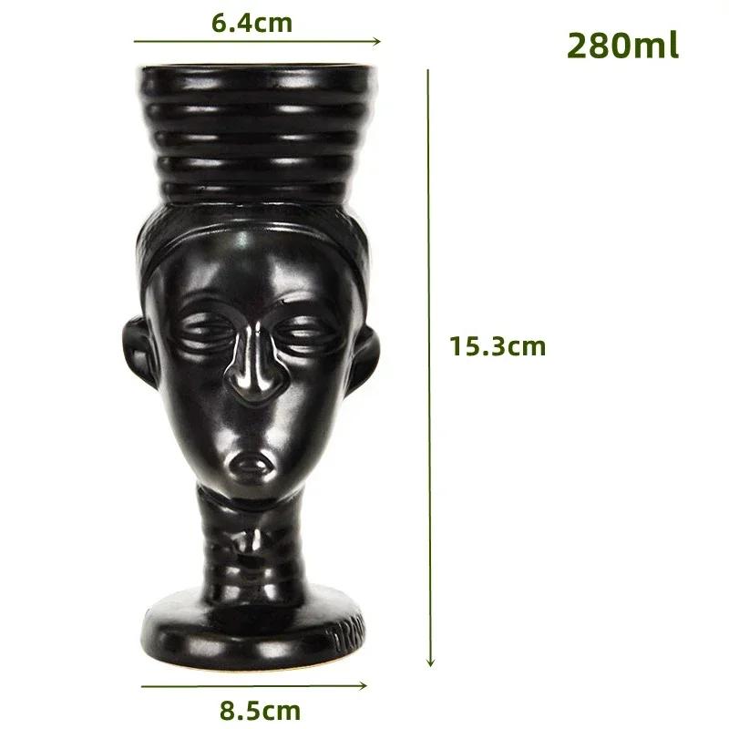 60 Types Ceramic Hawaii Tiki Mugs Creative Cocktail Glasses Beer Glass Martini Glasses Wine Glass Funny Cup Gift for Men