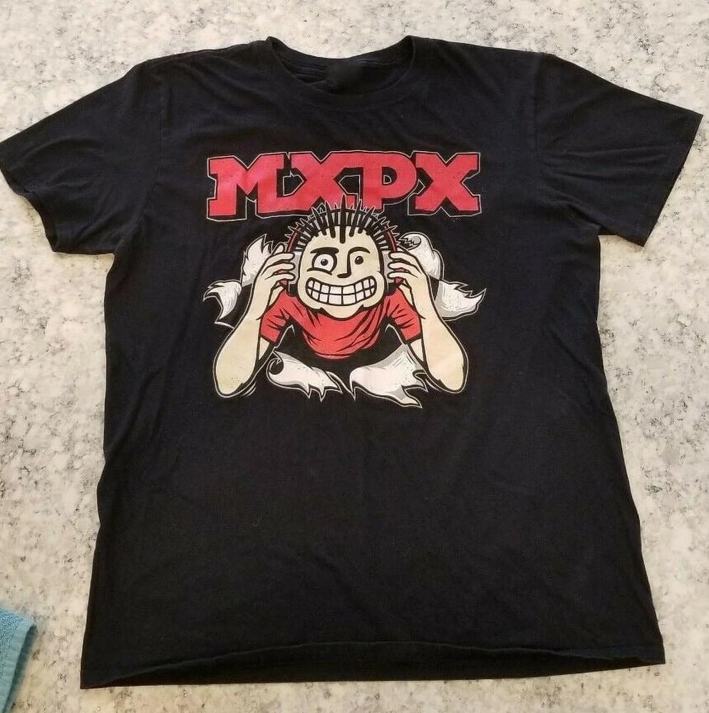 MxPx Band Gift For Family Black T-Shirt Cotton All Size Unisex T-Shirt XXXL