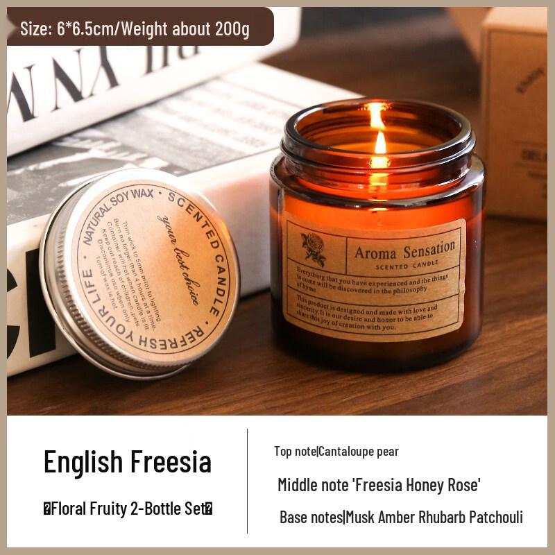 LIEI Essential Oil Aromatherapy Candle