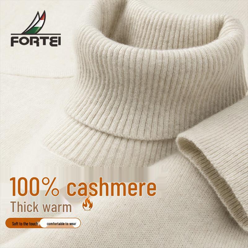 Men's 100% Pure Cashmere Turtleneck Sweater
