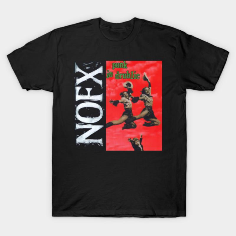 

NOFX T-Shirt New Spring/Summer Arrivals Regular Fit Casual Comfortable Graphic Y2K Vintage Size S разноцветный