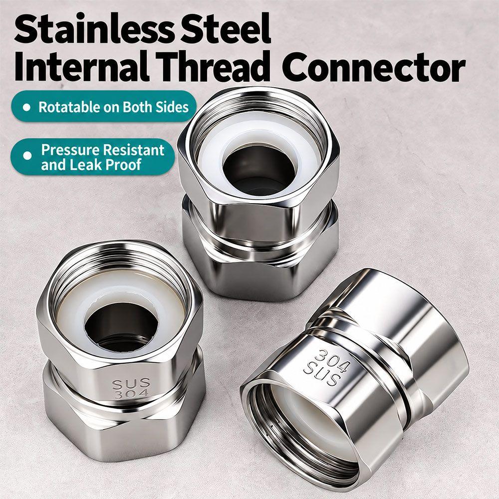 Stainless Steel Pipe Fitting Leak Proof Sealing Plumbing Connector Plumbing Repair