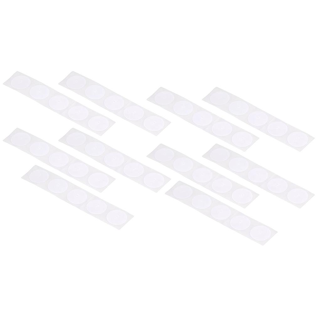 50Pcs 13.56MHz NFC RFID Sticker Tag 504 Byte Repeatable Written High Frequency IC UID Label 25mm 1in Diameter