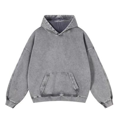 Φούτερ με κουκούλα από βαμβάκι με οξύ, Old School Vintage Streetwear, Φούτερ με κουκούλα, Άνδρες, Γυναικεία, Ρούχα Hip Hop