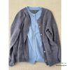 Women's Loose Fake Two-Piece Knitted Cardigan & Pullover - Spring/Autumn