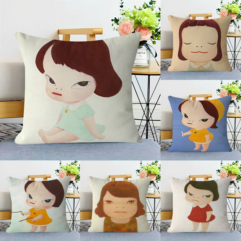 T-Tomo N-Nara Cushion Cover 30x50 Polyester Sofa Cushions Decorative Throw Pillows Home Decoration Pillowcover
