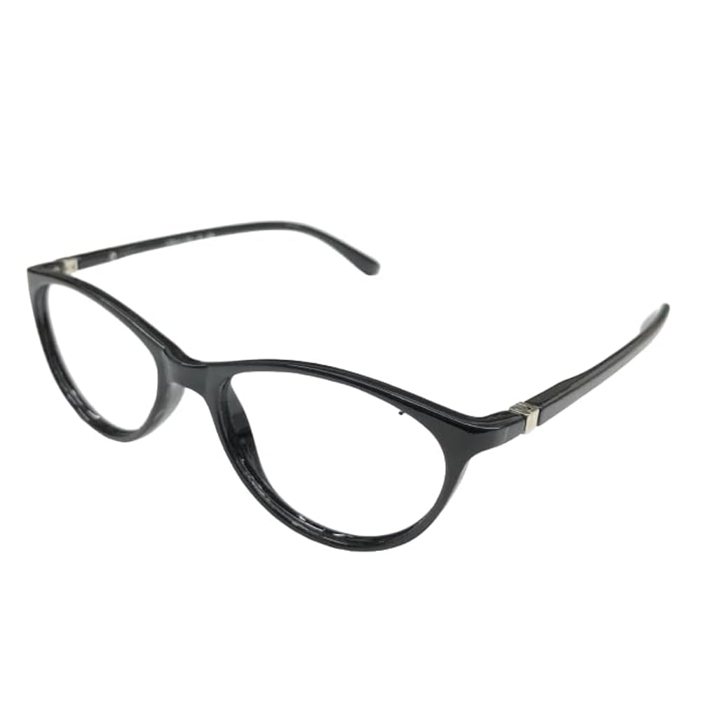 RSINC Full Rim Light Weight, Frame/Eyeglass/Spectacle, Optical, for Men and Women, Modern, Unisex, Business, Collage, Fashion, Black IB-1 M1