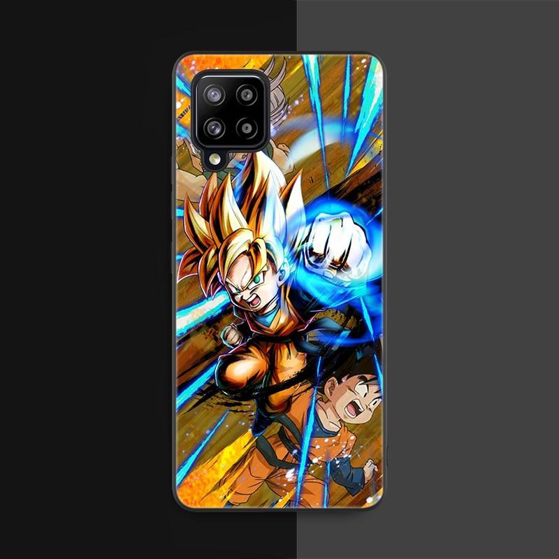 Japan Anime kid goku Skal För Samsung Galaxy A12 A02S A22 A32 A52 A72 A71 A51 A41 A31 A21 A11 A50 A70 A10S A20S Svart Mjukt Skydd