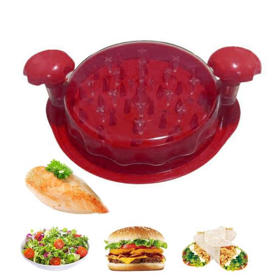 Multi-Function Chicken Breast Shredder with Stainless Steel Blades Manual Meat Puller Vegetable Chopper Ergonomic Essential Kitchen Tool for