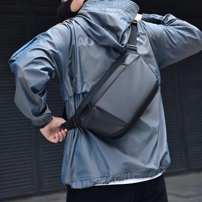 Umhängetasche Herren wasserdichte Brusttasche Modische Umhängetasche