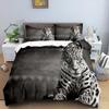 3D Bedding Set Animal Theme Bedding Set Leopard Pattern Duvet Cover AU Full Size Bedding Sheet/Double Home Decoration