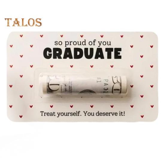 

Держатель денег на выпускной 2025 года Поздравляем выпускников Держатель денег на выпускной с пластиковой обложкой Подарочная карта на выпускной C