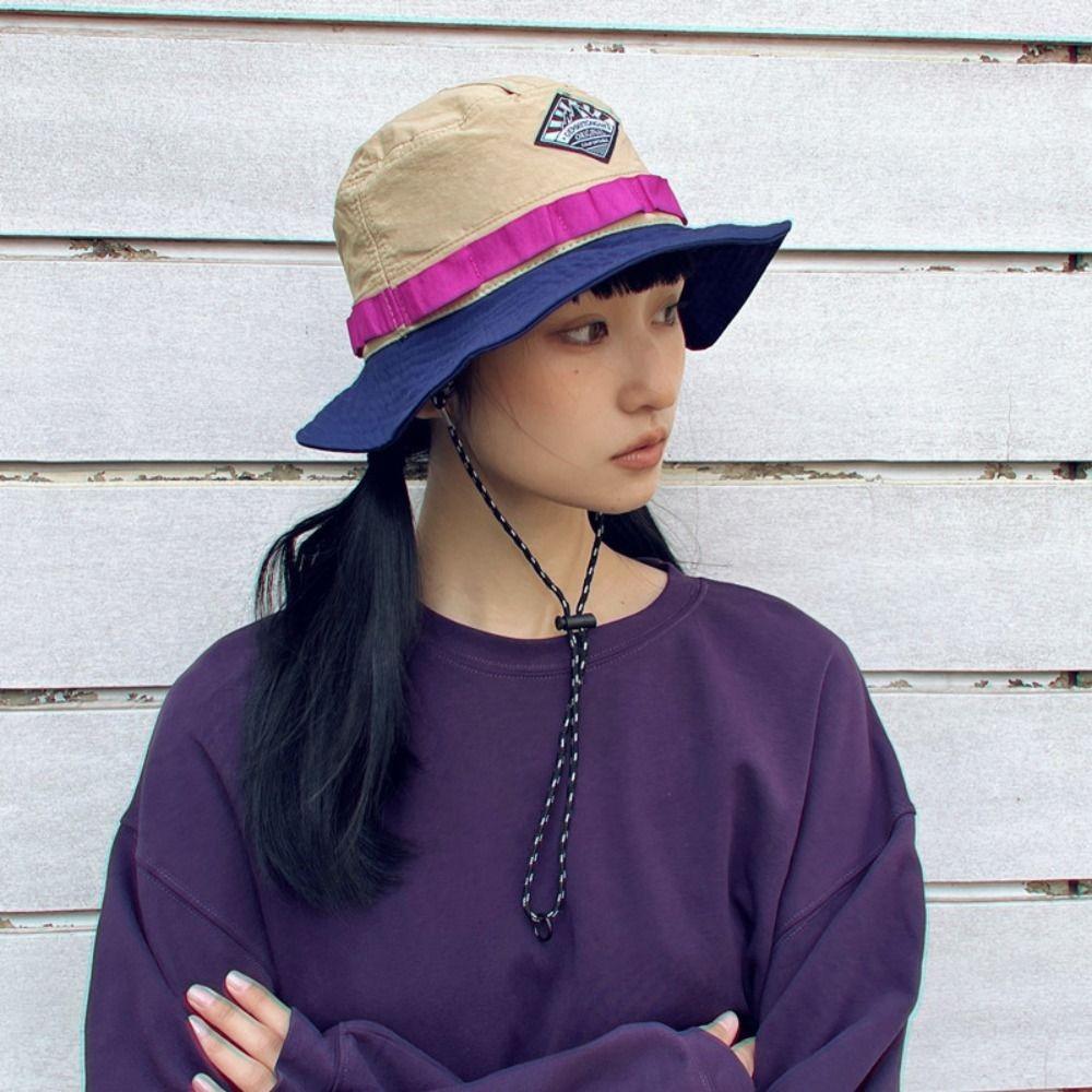 Sun Protection Western Cowboy Hat Sunscreen Sun Protection Bucket Cap Hiking Fisherman Hat  Summer