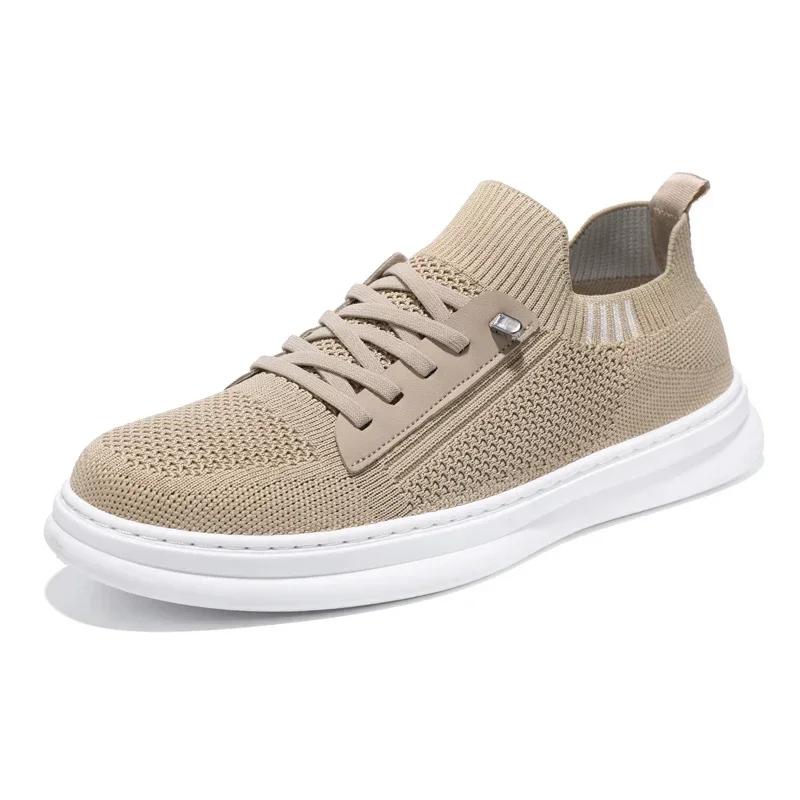 Men's Casual Sports Shoes Flying Woven Thick Bottom Breathable Light Shoes Outdoor Hiking Sports Shoes Designer Casual Shoe