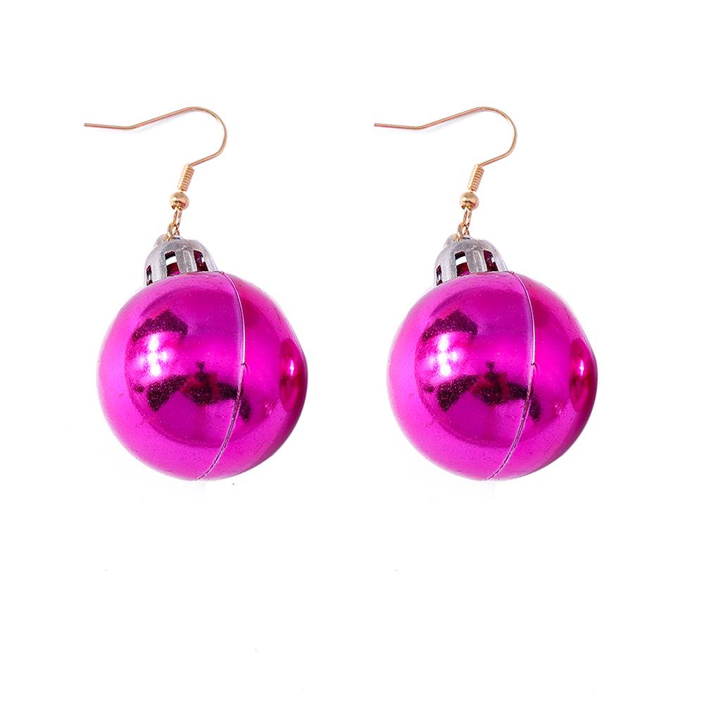 2024 Multicolor Christmas Light Bulb Earrings - European & American Style Women's Jewelry