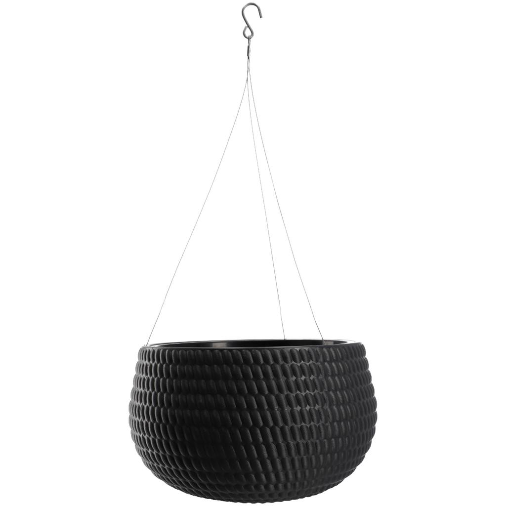 KADAX Hanging Flowerpot for Balcony Terrace Bowl Gray 29.5cm