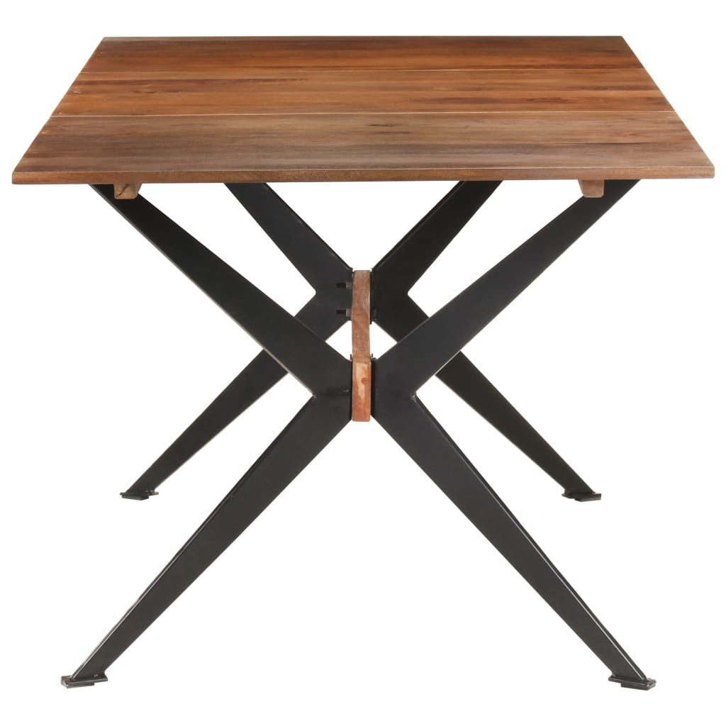 Dining Table 180x90x76 Cm Solid Mango Wood