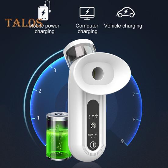 Heated Nano Eye Mist Sprayer Portable Eye Moisturizer And Soother with Hot Cold Compression Modes Rechargeable Drops Steamer for Dry Eye Relief