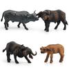 Pvc Solid African Water Buffalo Model With Realistic Design For Childrens Educational Toys