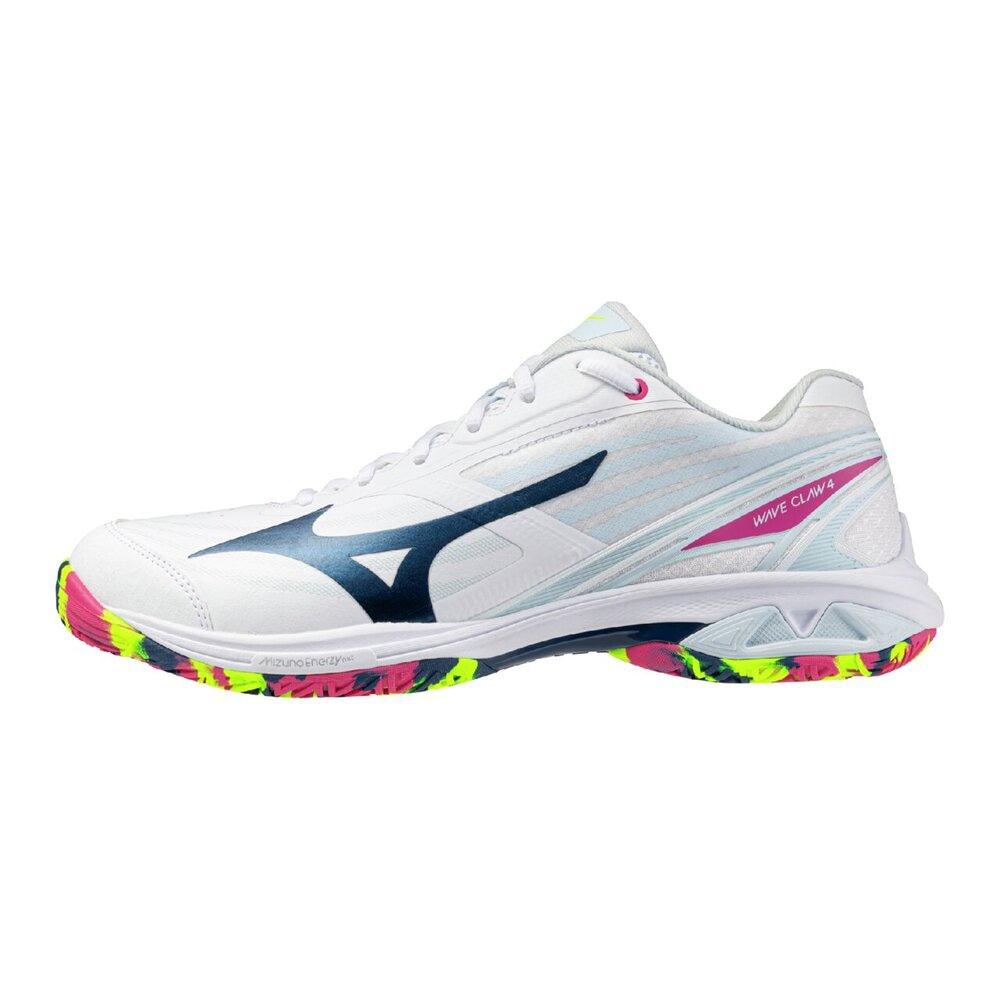 

Mizuno Wave Claw 4 Fabric Leather Round Toe Comfortable Shock Absorption Rebound Low Top Badminton Shoes Unisex sneaker 71GA2643-02 40.5