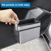 Mandark Car Trash Can, Foldable Mini Vehicle Trash Bin Garbage Organizer Holder, Waterproof Automotive Interior Hanging Dustbin Storage Bag Container