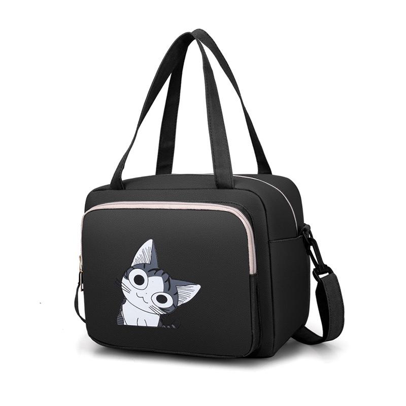 

Мультяшная портативная водонепроницаемая сумка для детской коляски - легкая сумка кроссбоди для мамы для путешествий чёрный