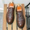Designer Brand Trendy Men's Oxford Shoes Strap High Quality Sole Men's Business Casual Shoes Outdoor Commuting Driving Shoes